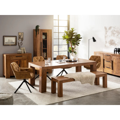 Lavice Osbon 140x45 akácie