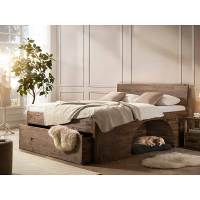Bett Companion 180x200 Akazie