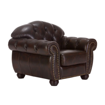 Garnitur1+2+3 Chesterfield Hereford antik braun