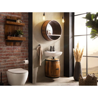 Nástěnný regál Barrel 45x70