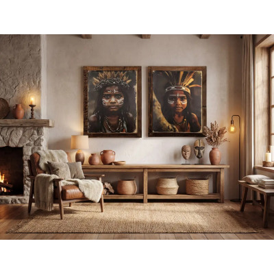 Canvas Wandbild 70x90 "Spirit of Earth"