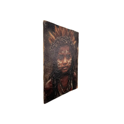 Wandbild Papiermache 60x90 „Spirit of Earth“
