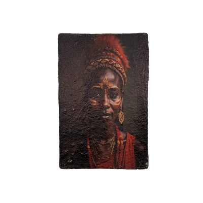 Wandbild Papiermache 60x90 - Queen of Colors