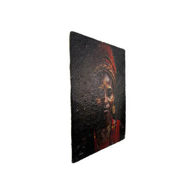 Wandbild Papiermache 60x90 - Queen of Colors