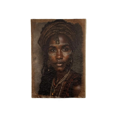 Wandbild Papiermache 60x90 - Earth Goddess