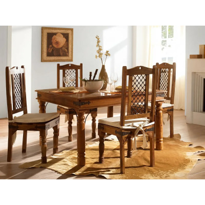 Jídelní set Merlow 148x90 + 4 židle