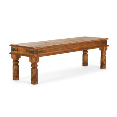 Jídelní set Merlow 178x90 + 4 židle + lavice akácie