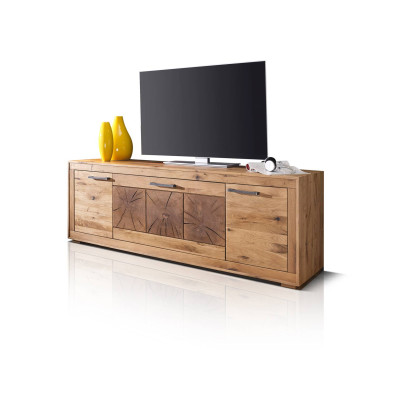 Masivní TV stolek 178 cm Alaska III divoký dub