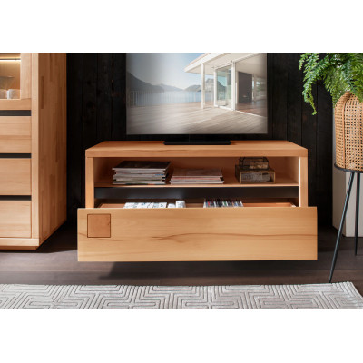 TV stolek masiv buk 120 cm Caldero II jádrový