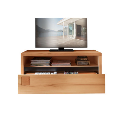 TV stolek masiv buk 120 cm Caldero II jádrový