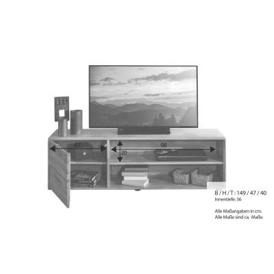 TV stolek buk