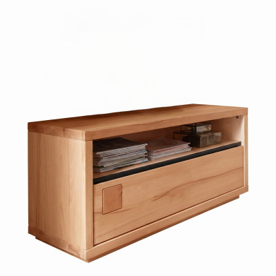 TV stolek masiv buk 120 cm Caldero II jádrový