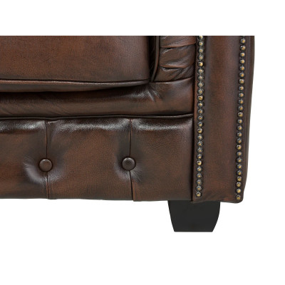 Chesterfield Big Sofagarnitur braun