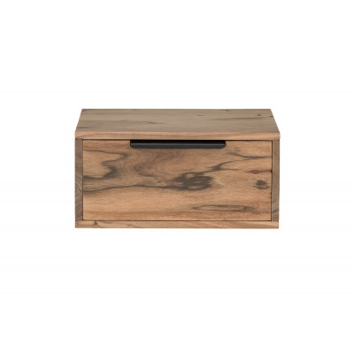 Nástěnná police Auckland 1 zásuvka akácie