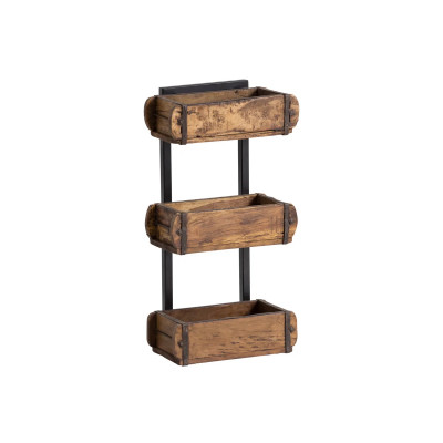 Wandregal Ziegelform 3er-Set
