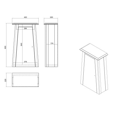 Hängeschrank Rangun