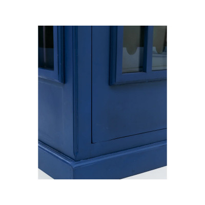 Barschrank Telefonzelle Blau
