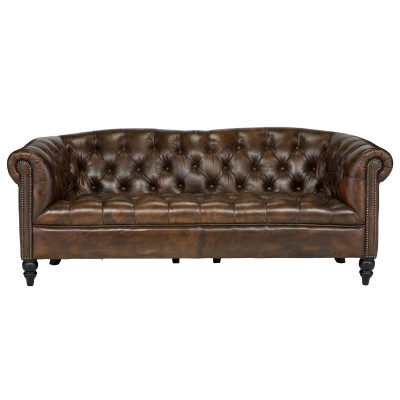 Sofa Chesterfield Shelford 3-Sitzer antik braun