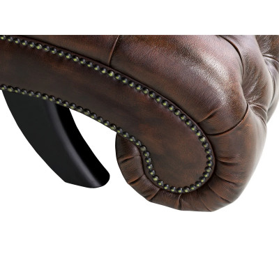 Chaiselounge Chesterfield Bedford antik braun