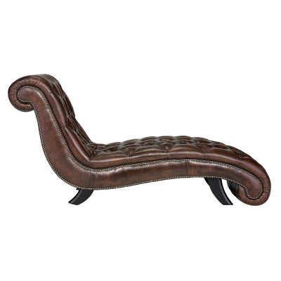 Chaiselounge Chesterfield Bedford antik braun