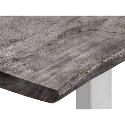 Esstisch Bullwer Grau silberfarben 140x90 cm
