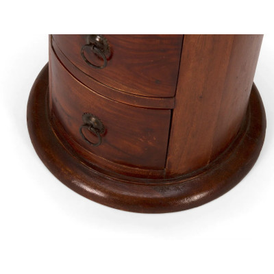 Rundschrank Texas braun