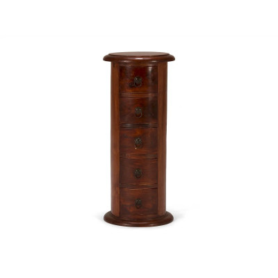 Rundschrank Texas braun