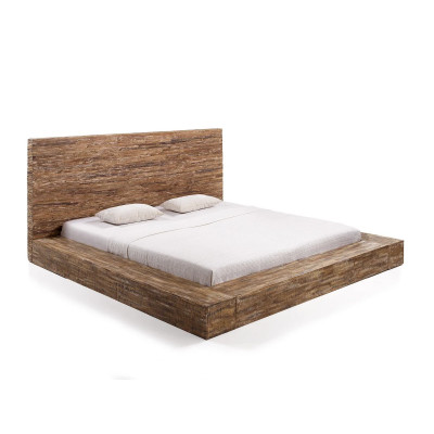 Holzbett Stripe