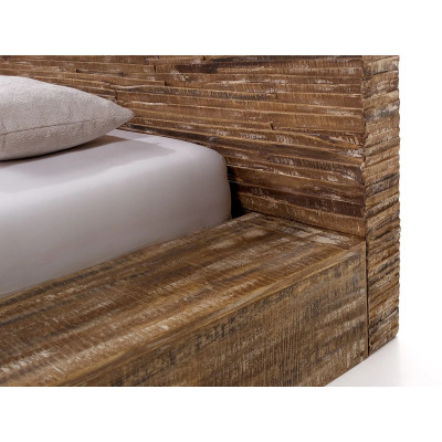 Holzbett Stripe