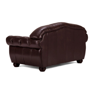 Sofa Chesterfield Hereford 2-Sitzer Echtleder braun