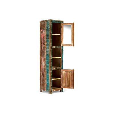 Bad Hochschrank Blue Lagoon
