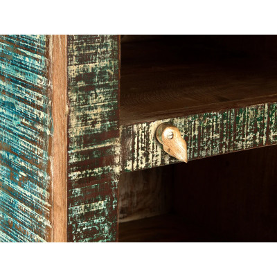 Bad Hochschrank Blue Lagoon