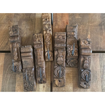 Wandhaken aus Holz