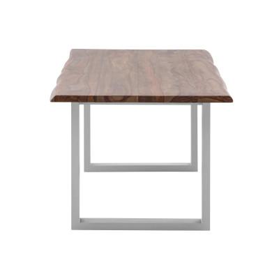 Esstisch Bullwer Palisander silberfarben 230x100 cm