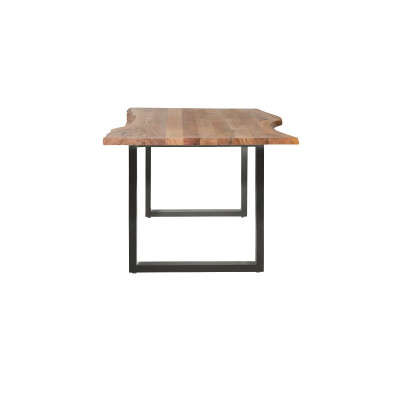 Esstisch Bullwer Akazie schwarz 200x100 cm