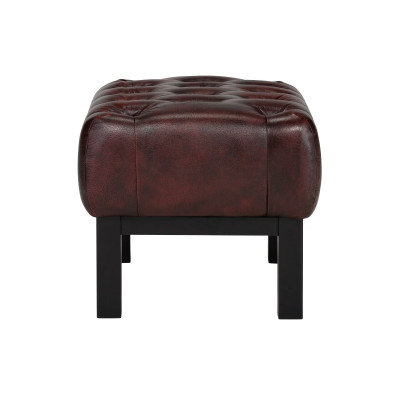 Červená stolička Chesterfield Kingsfield