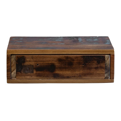 Wandboard mit Fach recycelte Hölzer