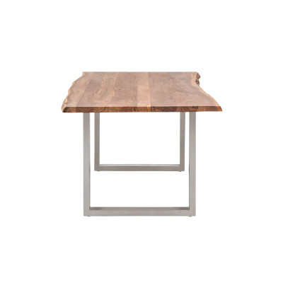 Esstisch Bullwer Akazie silberfarben 170x90 cm