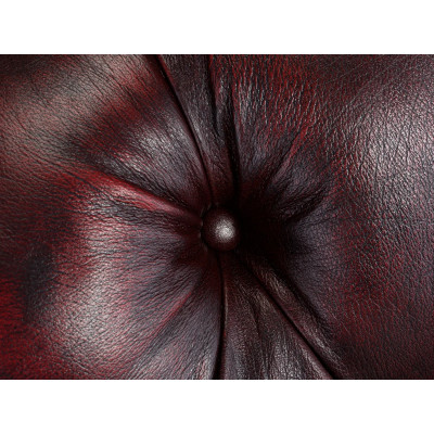 Sessel Chesterfield Hereford Echtleder rot
