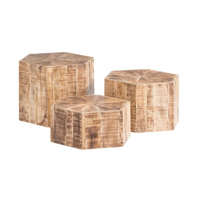 Couchtisch Caribou 3er Set Mango