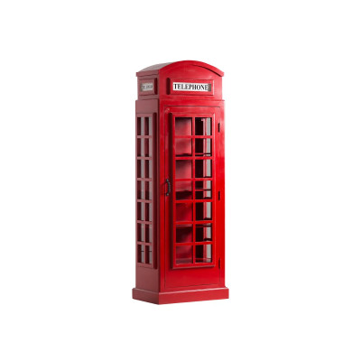 Telefonzelle London Regal rot