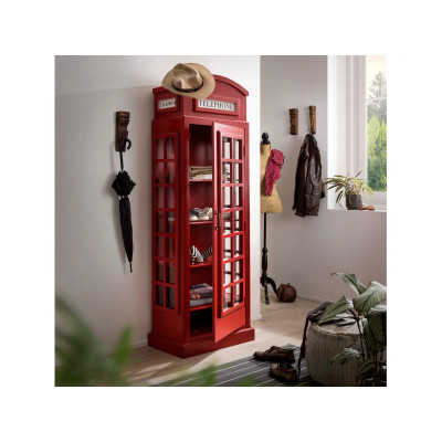 Telefonzelle London Regal rot