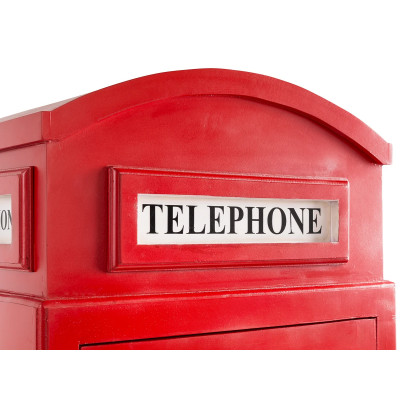 Telefonzelle London Regal rot