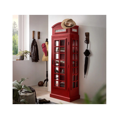 Telefonní budka London Regal červená