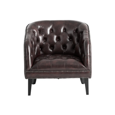 Chesterfield Oakland Echtleder braun